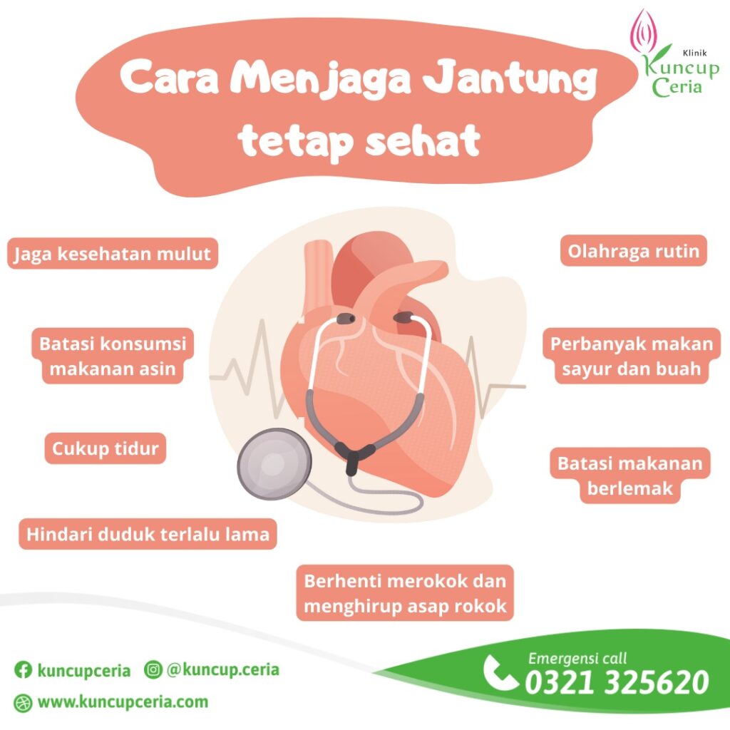 10 Cara Menjaga Kesehatan Jantung agar Tetap Kuat dan Terhindar dari Penyakit