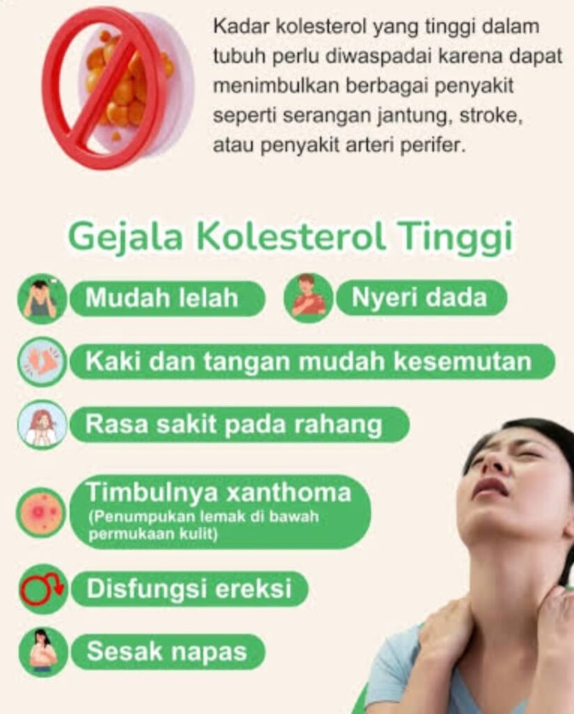 Gejala Kolesterol Tinggi yang Sering Diabaikan dan Cara Menurunkannya Secara Alami